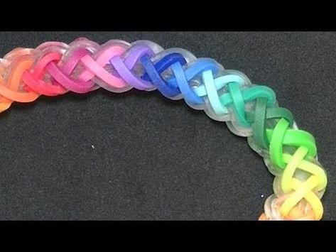 NEW Rainbow Loom BUTTERFLIES AND FLOWERS Bracelet (Hook Only) | Loom Community, an educational do-it-yourself Rainbow Loom and crafting community. Loom Band Patterns Instructions, Loom Bands Tutorial, Loom Band Patterns, Rainbow Loom Bracelets Easy, Loom Band Bracelets, Rubber Band Crafts, Rainbow Loom Creations, Rainbow Loom Patterns, Rainbow Loom Designs