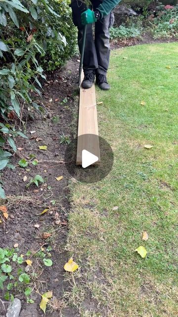 Acres Lawn Care on Instagram: "Satisfying lawn edging using a plank of wood. #satisfying #satisfyingvideos #transformation #tips #howto #wood #edging #lawn #tools #gardening" Interstellar Cornfield, Wood Garden Edging, Cornfield Chase, Edging Lawn, Garden Lawn Edging, Plank Of Wood, Transformation Tips, Patio Edging, Wood Edging