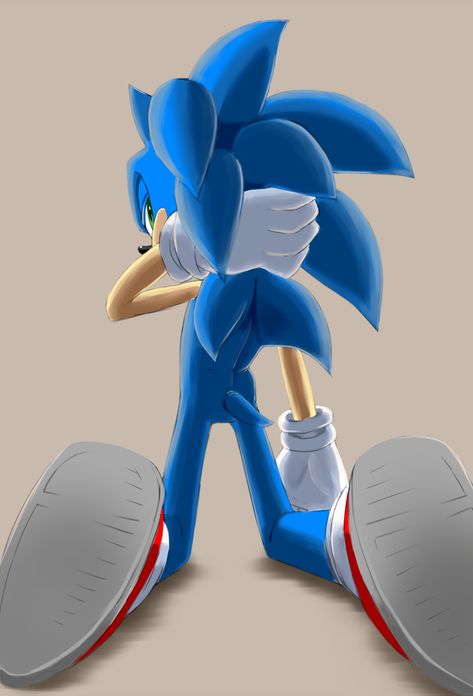 back by KajikiMaguro427 on DeviantArt Sonic Hot, Hog Rider, Sonic Pfp, Sonic Shadow, Sonamy Comic, Game Sonic, Amy The Hedgehog, Sonic Characters, Definition Art