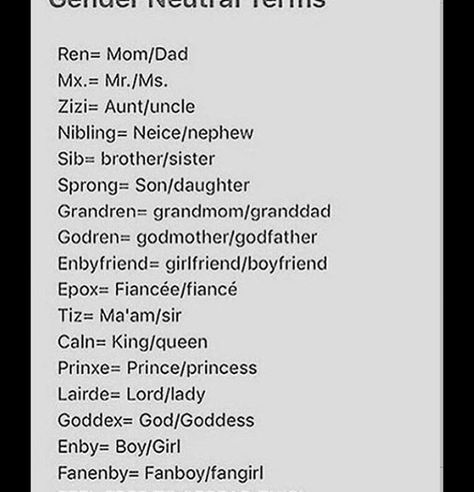 Gender Neutral Terms Of Endearment, Gender Neutral Terms For Partner, Gender Neutral Compliments, Gender Neutral Nicknames For Partner, Gender Neutral Tattoos, Tone Tags, Gender Neutral Terms, Writing Nook, Gender Neutral Outfits