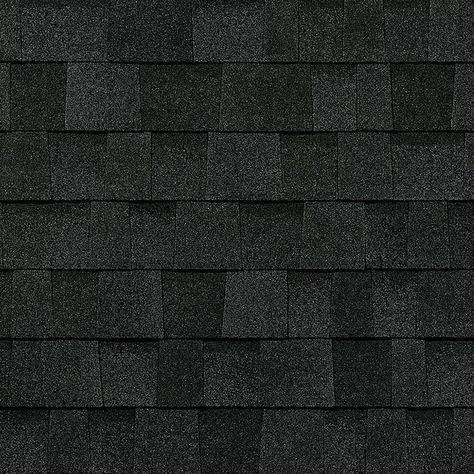 Owens Corning Oakridge 32.8-sq ft Onyx Black Laminated Architectural Roof Shingles in the Roof Shingles department at Lowes.com Owens Corning Shingles, Roof Shingle Colors, Architectural Shingles Roof, Cedar Shingle Roof, Standing Seam Roof, Roofing Shingles, Black Energy, Shingle Colors, Architectural Shingles