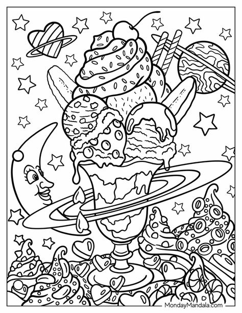 24 Lisa Frank Coloring Pages (Free PDF Printables) Lisa Frank Printables, Lisa Frank Coloring Pages Free Printable, Cute Coloring Pages Aesthetic Easy, Free Printable Coloring Pages For Adults Colouring Sheets, Adult Colouring Printables Free, Trippy Coloring Pages Printable, 90s Coloring Pages, Spring Coloring Pages For Adults, Weird Coloring Pages