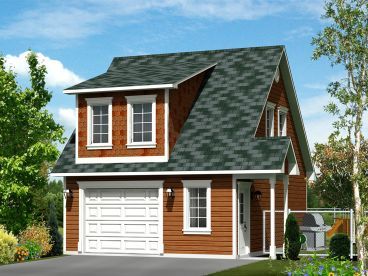 Garage Apartment & Boat Storage, 072G-0033 House Plans With Garage, Garage With Living Quarters, Garage Apartment Plan, Plan Garage, Carriage House Garage, Carriage House Plans, Garage Loft, Garage Apartment Plans, Garage Studio