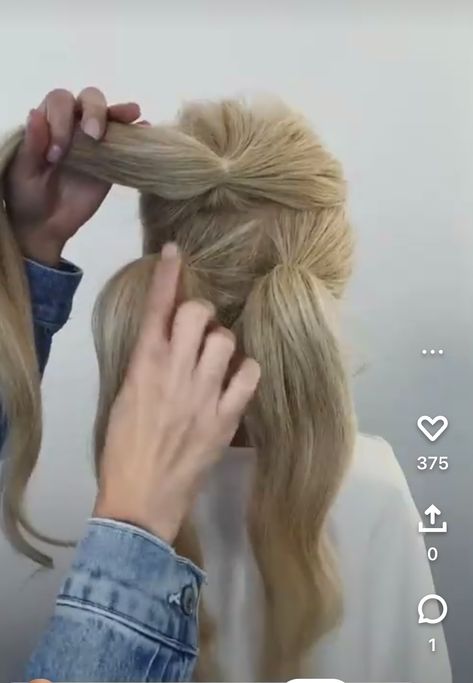 Quick Bun, Bun Updo, Hair Upstyles, Easy Hair Updos, Hair Braid Videos, Long Hair Updo, Peinados Fáciles Para Cabello Corto, Hair Tutorials For Medium Hair, Hair Up Styles