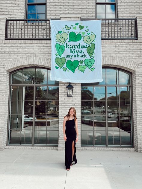 Sorority Signs, Kappa Delta Sorority, Sorority Banner, Tri Sigma, Founders Day, Banner Ideas, Sorority Girl, Delta Gamma, Kappa Delta