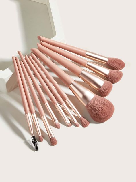 Makeup Contouring, Kuas Makeup, Pink Makeup Brush, Alat Makeup, Makeup Drawer Organization, Best Makeup Brushes, Makeup Help, Fancy Makeup, Makeup Game