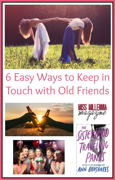 Want to be better at staying in touch with your friends? Learn how with some easy tips from this article! http://missmillmag.com/keep-touch-friends/ Friendship Articles, Christian Friendship, Romance Tips, About Me Blog, Scholarships For College, College Hacks, Friendship Goals, Keep In Touch, Make New Friends