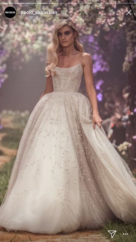 Paolo Sebastian Wedding Dress, Disney Wedding Dress, Paolo Sebastian, Disney Wedding Dresses, Wedding Dresses 2018, Tulle Ball Gown, A Wedding Dress, Beauty Dress, Disney Wedding