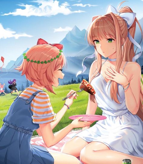 Sayori And Monika, Doki Doki Literature Club, Doki Doki, Literature Club, Make Your Day, Literature, The Day, Make Your, On Twitter