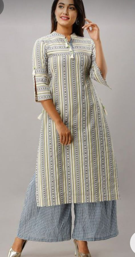 Kurti With Lace Design, Kurta Neck Designs Women, Kurta Neck Designs, Kurti With Lace, A Line Kurti Designs, A Line Kurti, Lace Suit, Churidar Designs, Latest Dress Design