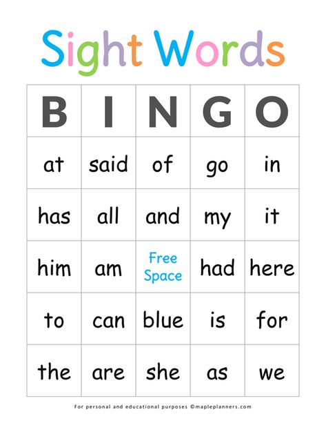 Sight Word Templates Free Printable, Sight Words Bingo Printables, Bingo Sight Words Free Printable, Kindergarten Bingo Free Printable, Cvc Bingo Free Printable, Letter Bingo Printable Free, Sight Word Activities For Kindergarten At Home Free Printable, Sight Word Bingo Free Printable, Bingo For Kids Free Printable