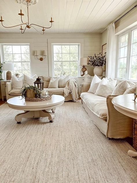 Amazon.com: Hauteloom Gowan Living Room, Bedroom Farmhouse Area Rug - Natural Solid - Bohemian Boho Fringe Carpet - Brown, Cream, Beige - 5'2" x 7' : Home & Kitchen Farmhouse Area Rugs, Bedroom Area Rug, Farmhouse Bedroom, Farmhouse Living, Decoration Design, House Inspo, Home Inspo, Living Room Ideas, Future House