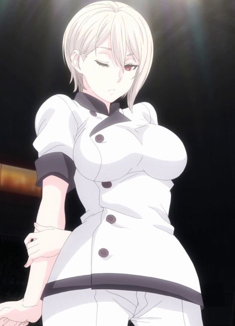 Manga Food, Alice Nakiri, Shokugeki No Soma Anime, Food Wars, Kawaii Girl, Anime Kawaii, An Anime, Manga Girl, White Hair