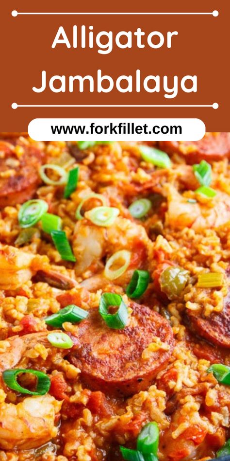 In this blog, I will share with you an Alligator Jambalaya Recipe that is super delicious. It's a hearty meal that's both savoury and a bit spicy. Alligator Meat, Jambalaya Recipe Easy, Main Entree Recipes, Simple Family Meals, Cajun Dishes, Cajun Creole Recipes, Jambalaya Recipe, Creamy Coleslaw, Country Recipes