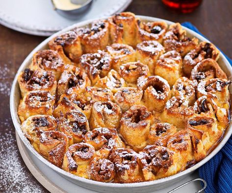 Weekend Desserts, Bread And Butter Pudding Recipe, Cranberry Bread Pudding, Peach Galette Recipe, Bread Breakfast Ideas, Easter Hot Cross Buns, Date Bread, Raspberry Bread, Sticky Date