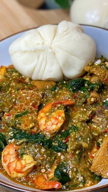 Fufu And Okra Soup, Ghanaian Recipes, Man Dinner, Naija Food, Food Varieties, Nigerian Dishes, Pounded Yam, Nigerian Foods, Okra Soup