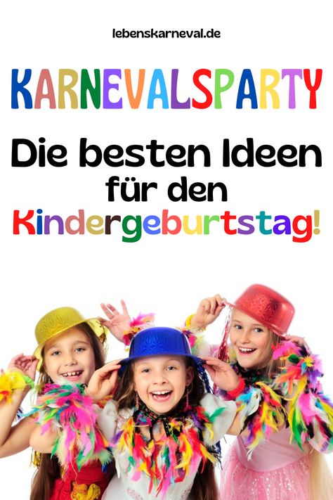 Karnevalsparty Ideen für Kinder! Wir haben alles für eine perfekte Karnevalsparty! Hier finden Sie die besten Ideen für Deko, Musik, Kostüme und Spiele! Karneval Party, Motto Party, Carnival Birthday, Party Outfit, Carnival, Birthday, Quick Saves