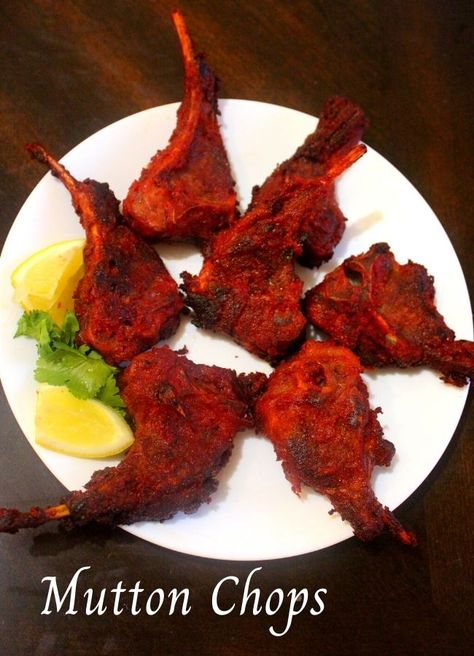 Mutton Starters, Mutton Chops Recipe, Mutton Dishes, Tandoori Lamb, Mutton Korma, Keema Recipes, Mutton Chops, Lamb Chop Recipes, Healthy Indian Recipes