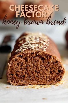 Brown Bread Rolls, Cheesecake Factory Brown Bread, Brown Bread Recipe, Easy Bread Machine Recipes, Cheesecake Factory Recipes, The Cheesecake Factory, Bread Maker Recipes, Homemade Bread Recipes Easy, Artisan Bread Recipes