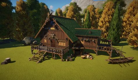 A Viking style homestead I just finished building. - PlanetZoo - Reddit Zoo Gift Shop, Planet Ideas, Zoo Inspiration, Zoo Games, Zoo Architecture, Zoo Ideas, Planet Coaster, Los Angles, Custom Hot Wheels