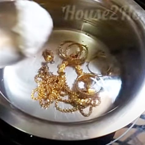 Cleaning Gold Jewelry At Home, How To Clean Gold Jewelry, How To Clean Gold Jewelry At Home, Clean Gold Jewelry At Home, How To Clean Pearls, Cleaning Silver, How To Clean Gold, House To Home, Black Hills Gold Jewelry