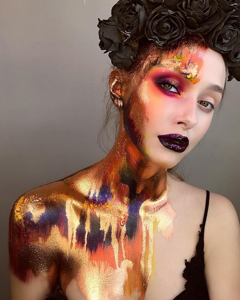 Editorial Make-up, Painting Makeup, Fantasy Make-up, Fashion Editorial Makeup, Halloweenský Makeup, Extreme Makeup, Creepy Halloween Makeup, High Fashion Makeup, Avant Garde Makeup