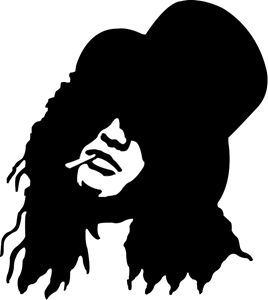 Custom Screen Printing, Computerized Embroidery, Roses Drawing, Axl Rose, Music Band, Stencil Art, Silhouette Art, Vinyl Art, Sign Art