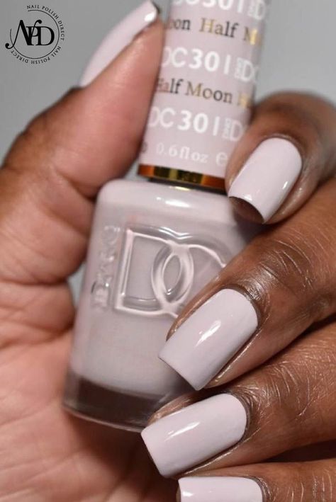 Dnd Gel Nail Polish, Dnd Nail Polish, Cute Nail Colors, Opi Nail Colors, Moon Nails, Nail Gel Polish, Work Nails, Nail Polish Set, Classy Acrylic Nails