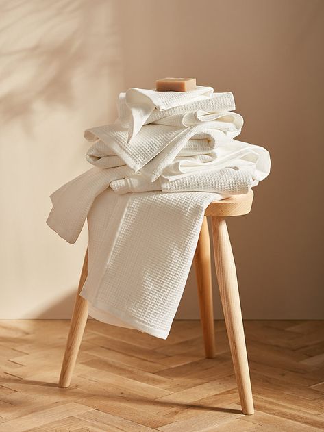 John Lewis Spa Waffle Towels, White, Hand Towel Waffle Towels, Egyptian Cotton Towels, Spa Style, Workers Rights, Fabric Conditioner, Spa Towels, Bath Sheets, White Hand, Style At Home