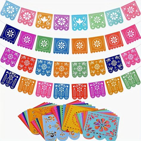 Faster shipping. Better service Mexican Birthday Party Decorations, Mexican Fiesta Party Decorations, Picado Banner, Mexican Theme Party Decorations, Mexican Birthday Parties, Mexican Party Decorations, Mexican Fiesta Party, Fiesta Party Decorations, Lamp Posts