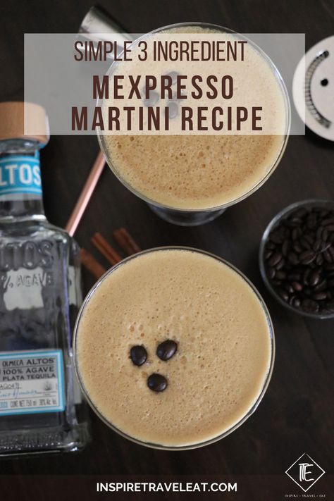 Espresso Tequila Drinks, Mezcal Espresso Martini, Espresso Martini With Tequila, Tequila Espresso Martini Recipe, Espresso Martini Jello Shots, Tequila Espresso Martini, Esspreso Martini Drink, Espresso Margarita, Espresso Cocktails