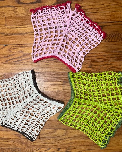 I am working on the mesh shorts pattern for all my crochet beginner friends #crochetforbeginners #crochetbeginner #startingcrocheting #easycrochet #easycrochetpattern #meshshorts #shortscrochetpattern Crochet Mesh Shorts, Crochet Beginner, Shorts Pattern, Braided Hairstyles For Teens, Crochet Shorts, Crochet Inspo, Mesh Shorts, Easy Crochet Patterns, Crochet For Beginners