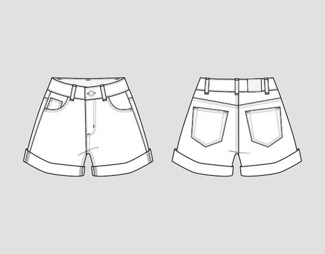 User17943295 | Freepik Shorts Drawing, Short Jeans, Vector Photo, Premium Vector, Short Pants, Graphic Resources, Denim Shorts, Clothes For Women, Quick Saves