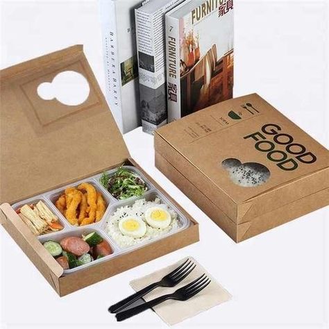 Rectangular Brown window box, For Packaging, Packaging Type: Delivery Of Food, Rs 3 /piece | ID: 21979085933 Meal Box Packaging, Food Delivery Packaging, Minuman Starbucks, Takeaway Packaging, Resep Smoothie, Meal Box, Food Box Packaging, Food Boxes, Bakery Packaging