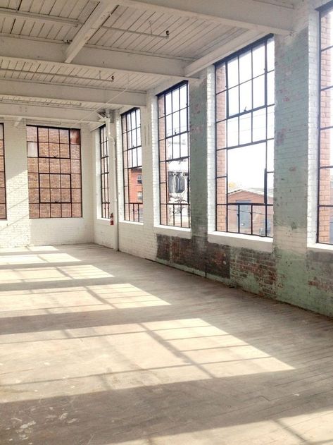 Urban Industrial Decor, Loft Designs, Warehouse Living, Warehouse Loft, Newburgh Ny, Industrial Factory, Urban Loft, Dream Studio, Loft Living