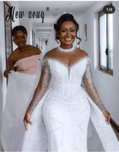 Luxury Wedding Gown, Sheath Bridal Gown, Elegant Bridal Gown, Classy Wedding Dress, Stylish Wedding Dresses, African Wedding Dress, Fancy Wedding Dresses, Long Sleeve Wedding Dress Lace, Dream Wedding Ideas Dresses