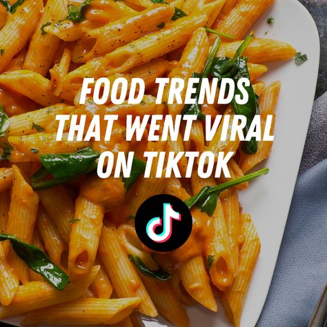 Creative pastas, a new twist on iced coffee and fluffy bread – TikTok food trends were wild this year! We're rounding up the best. Viral Food Trends, Trending Recipes 2023, Food Trends 2024, Tik Tok Food Videos, Food Trends 2023, Viral Food Recipes, Tiktok Recipes Videos, Tiktok Food Trends, Bread Tiktok