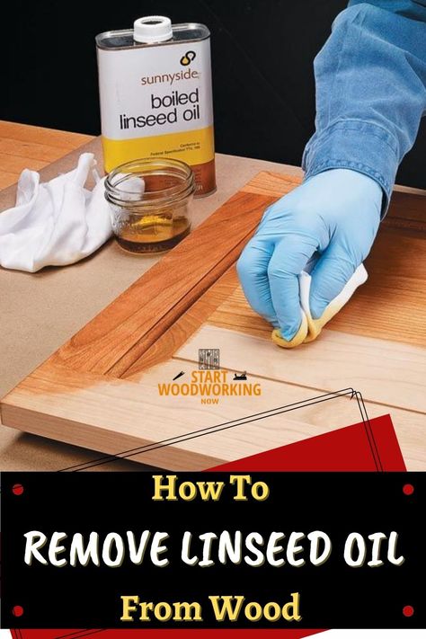 It can be difficult to remove LINSEED OIL from Wood, but i can show you how to do it easy and fast! Boiled Linseed Oil Uses, Boiled Linseed Oil Finish, Varnishing Wood, Wood Finish Colors, Linseed Oil On Wood, Woodworking Finishes, Wood Oil Finish, Wood Varnish, Clean Wood