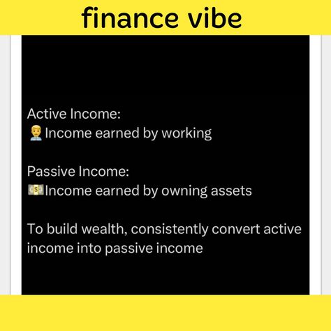 Active vs passive income Investment Strategies, Banking, Passive Income, Investment, Finance, Money