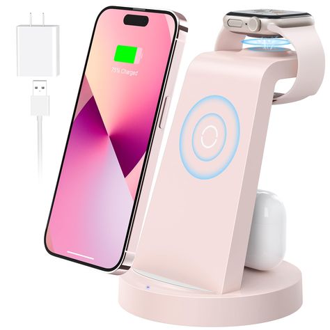 Cute Things To Buy On Amazon, Birthday Wishlist Ideas, Christmas List Items, Charging Station Ideas, Iphone Wireless Charger, My Christmas Wishlist, Phone Charging Stand, Christmas Wishing, Charge Station