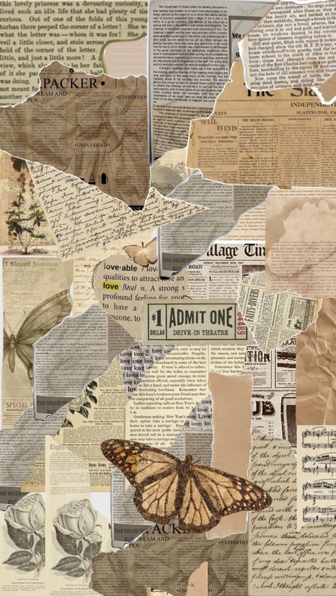 Vintage Newspaper Aesthetic Wallpaper, Aesthetic Paper Background Vintage, Aesthetic Paper Background, Front Page Decoration Ideas, Page Decoration Ideas, Front Page Decoration, Newspaper Wallpaper, Math Wallpaper, Powerpoint Inspiration