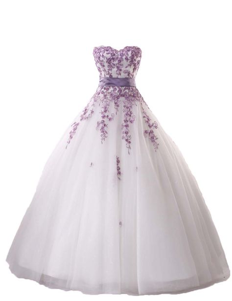 Lilac Wedding Dress The Bride, Wedding Dress With Purple Accents, Wedding Dresses Lilac, Lavender Wedding Dress The Bride, Purple Wedding Dress The Bride, White And Purple Wedding Dress, Purple And White Wedding Dress, Violet Wedding Dress, Wedding Dress Lilac