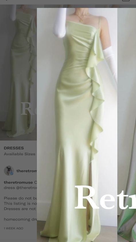 Elegant Dresses Classy Green, Formal Mermaid Dresses, Pastel Green Outfit Aesthetic, Green Gown Aesthetic, Gowns Dresses Elegant Classy Glamour, Prom Dresses Pastel, Green Prom Dress Aesthetic, Green Dress Aesthetic, Pastel Prom Dress