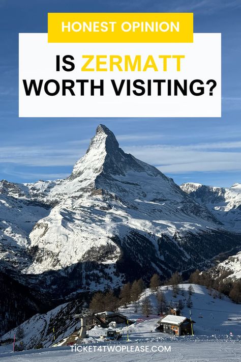 Are you considering visiting Zermatt? Are you wondering if Zermatt is worth visiting? Well, this guide highlights all the reasons to visit Zermatt. It’s a fantastic year-round destination in Switzerland and here we outline all the best things to do in Zermatt to convince you to visit. If you’ve been thinking about visiting Zermatt this year, then this guide is for you! Zermatt Switzerland Spring, Switzerland Travel Itinerary, Switzerland Travel Guide, Places In Switzerland, Zermatt Switzerland, Cool Restaurant, Travel Destinations Bucket Lists, Switzerland Travel, Zermatt