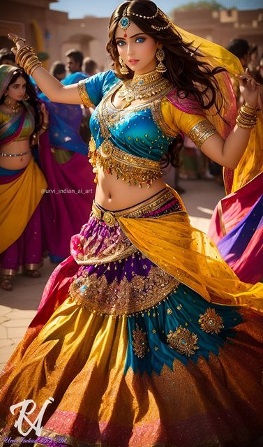 Saree Rajasthani, Lady Dancing, Superhero Dress, Dance Of India, Durga Mantra, Indian Women Painting, Indian Princess, India Dress, Indian Photoshoot