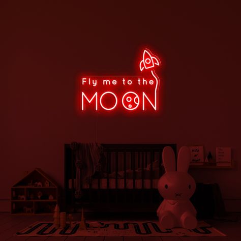 To The Moon And Back Neon Sign, Fly Me To The Moon Neon Sign, Neon Signs Cloud, Butterfly Neon Light, Ambiguous Quotes, Flamingo Neon Light, Commercial Signs, Business Signage, Event Exhibition