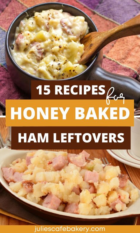 Honey Baked Ham leftovers are my way to entirely skip the holiday blues and have a cheerful post-holiday time! You can use them in many ways, but sometimes, you can't find the right choice for you. Don't worry; I've got you; take a look at the ideas below and take your pick, from a tasty casserole to a fancy quiche, and if you can't decide right away, you can always freeze your Honey baked Ham Leftovers leftovers. Honey Baked Ham Leftover Recipes, Leftover Ham Recipes Breakfast, Leftover Honey Baked Ham Recipes, Fancy Quiche, Recipes Using Leftover Ham, Recipes With Ham, Honey Ham Recipe, Ham Salad Sandwich, Smoked Ham Recipe