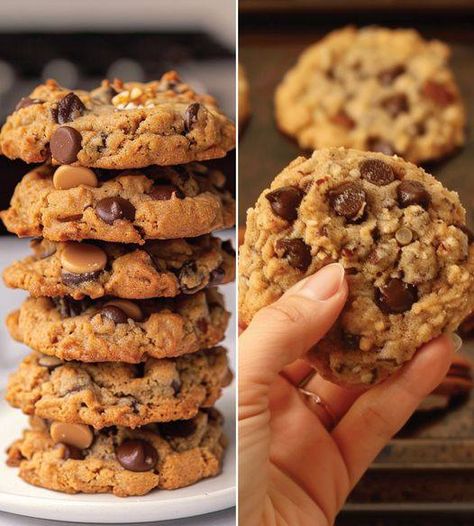 Keto Recipes For Beginners | KETO COWBOY COOKIES | Facebook Most Popular Cookies, Cowboy Cookies Recipe, Vegan Pho Recipe, Cowboy Cookie, Cowboy Cookie Recipe, Popular Cookies, Cowboy Cookies, Low Carb Easy, Classic Cowboy