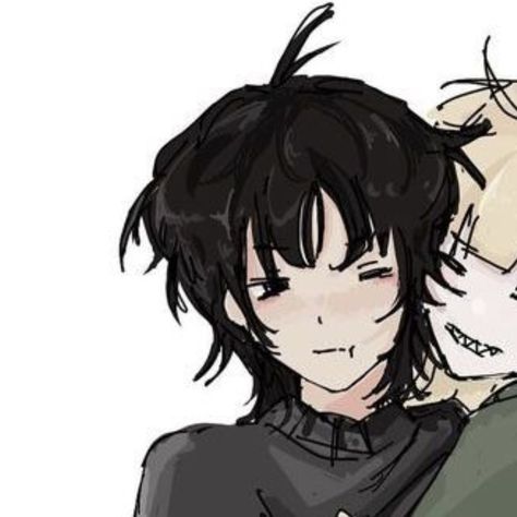 Black Hair Boy, Blonde Hair Girl, Aesthetic Grunge Outfit, Matching Wallpaper, Couples Icons, Cool Sketches, Discord Server, Anime Best Friends, Matching Profile Pictures