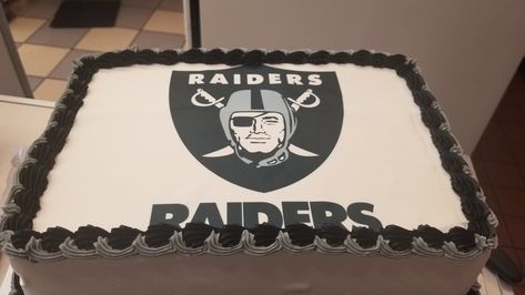 Custom ice cream cake order Cholo Party Decorations, Baskin Robbins Ice Cream Cake, Raiders Cake, Baskin Robbins Ice Cream, 21st Birthday Cakes, Football Birthday Party, Raiders Fans, Baskin Robbins, Birthday Party Tables